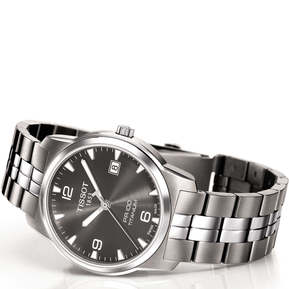 Tissot T049.410.44.051.00 zegarek męski PR 100 - miniatura 2