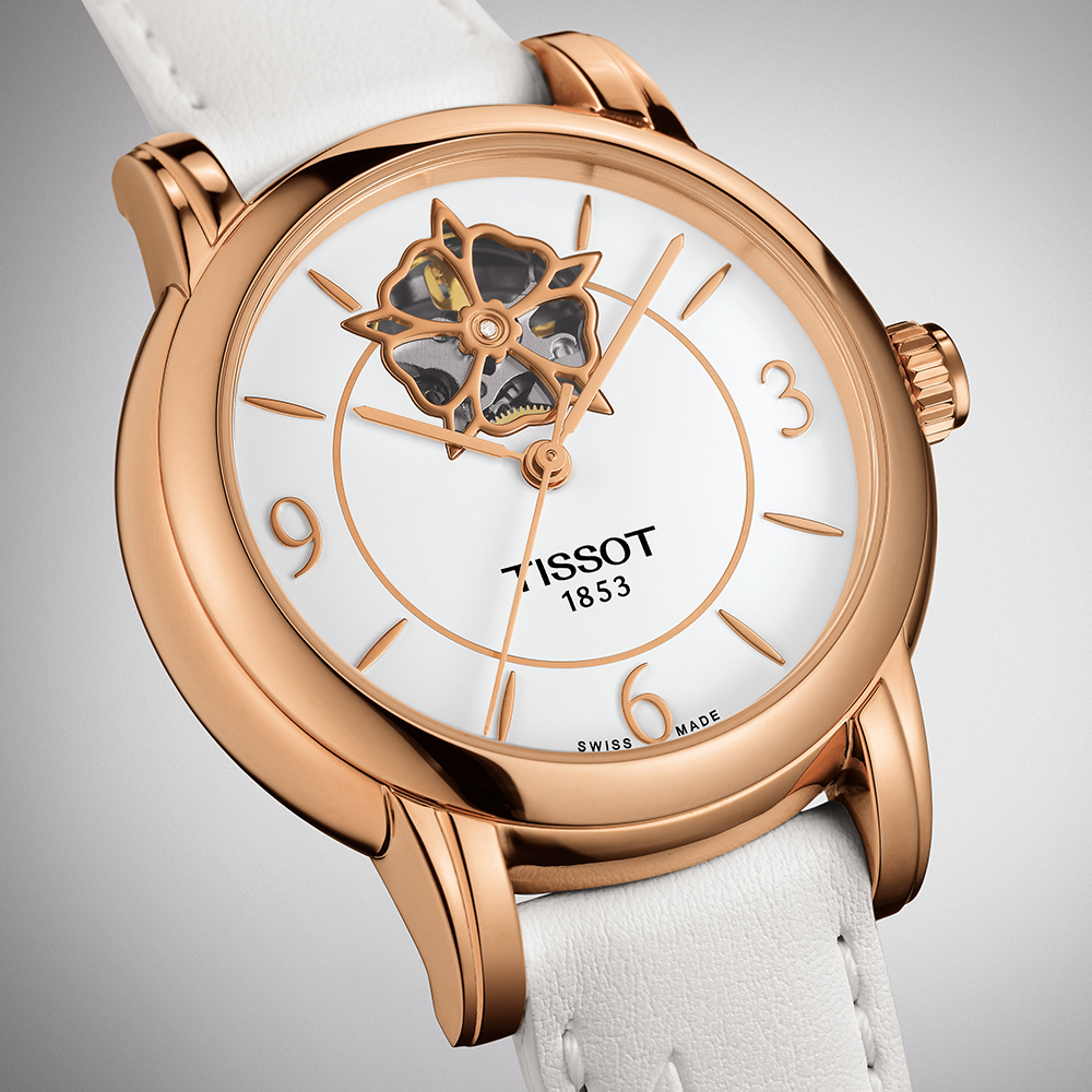 Tissot T050.207.37.017.04 damski zegarek Lady Heart pasek - miniatura 3