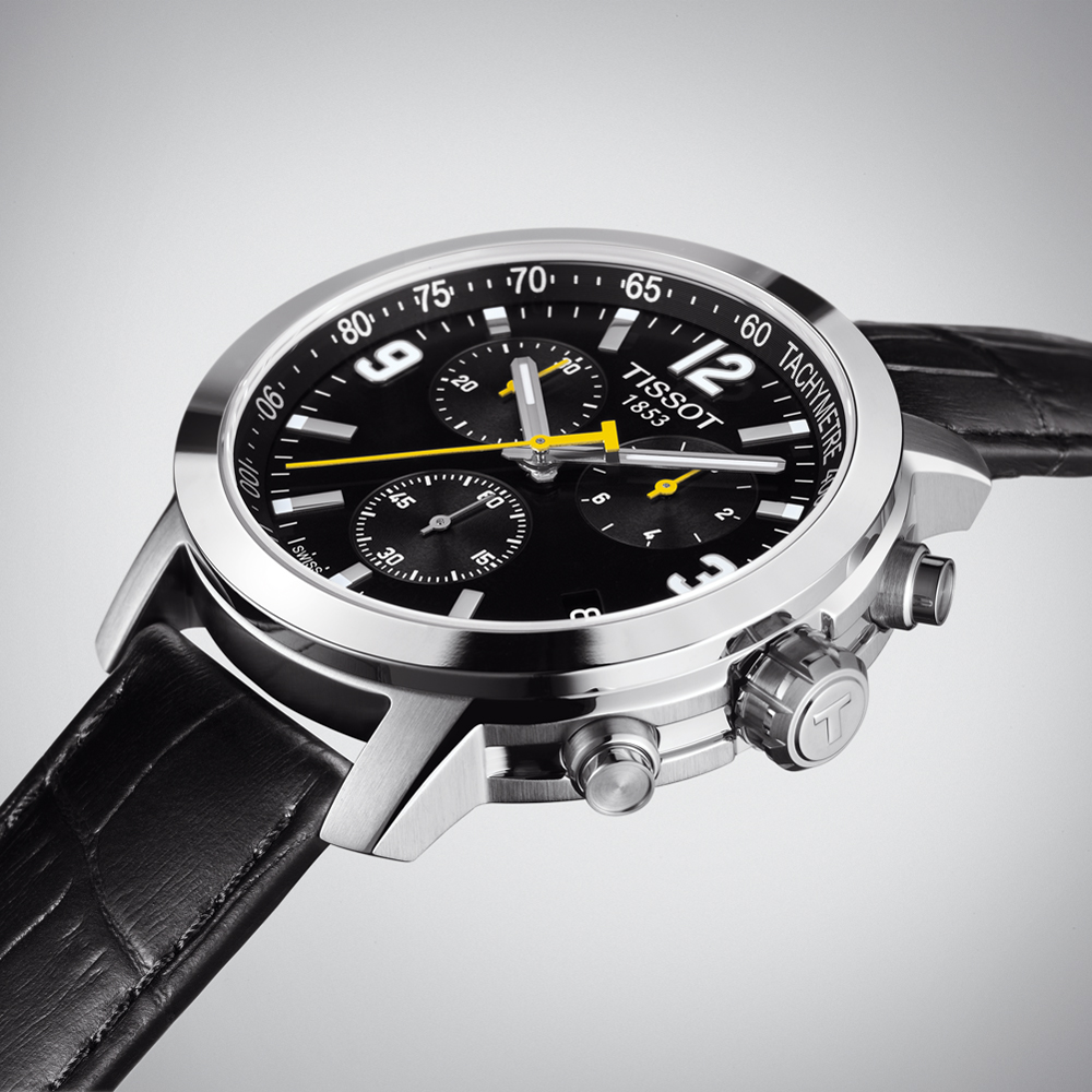 zegarek Tissot T055.417.16.057.00 PRC 200 CHRONOGRAPH męski z tachometr PRC 200 - miniatura 3