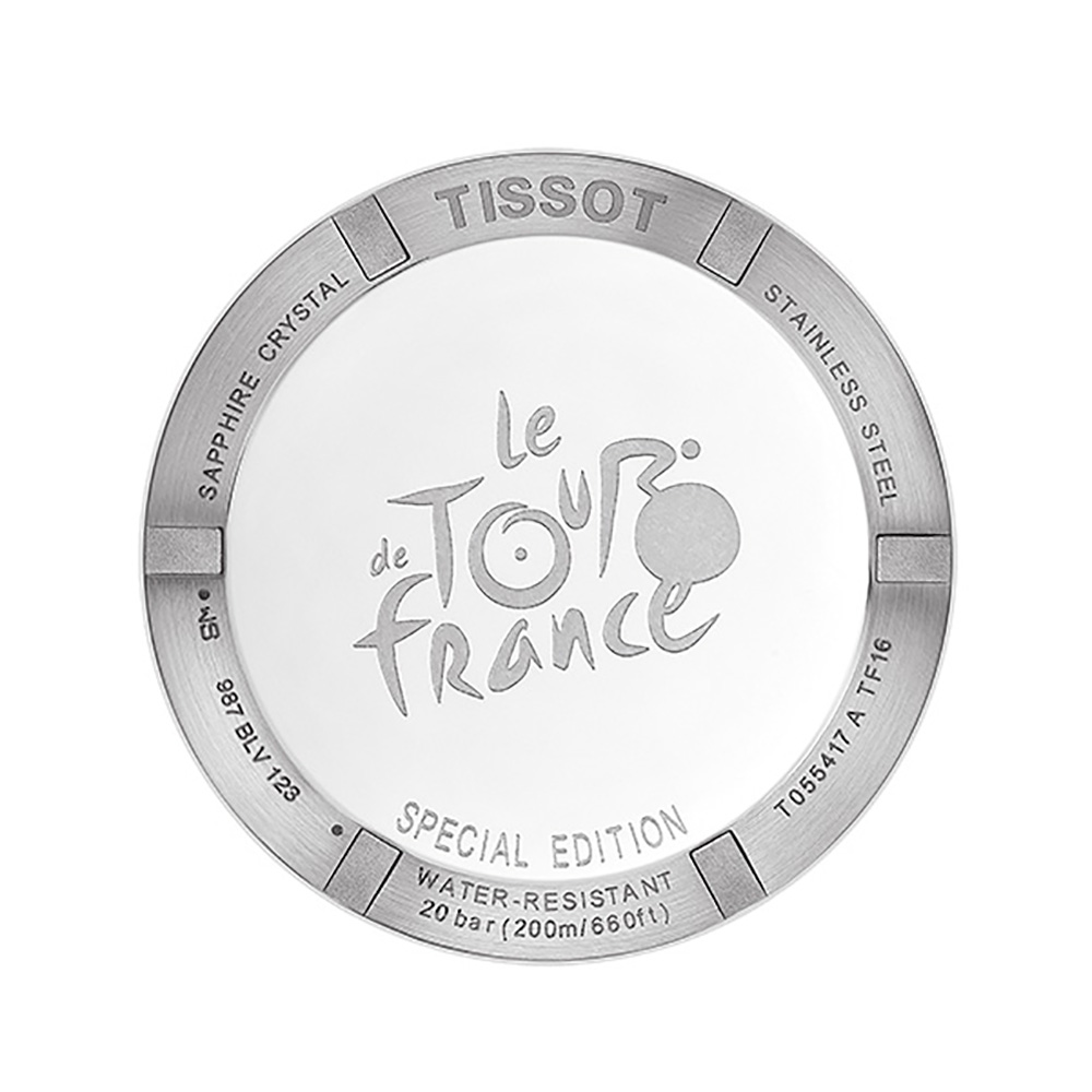 zegarek Tissot T055.417.17.057.01 PRC 200 Tour de France 2016 męski z tachometr PRC 200