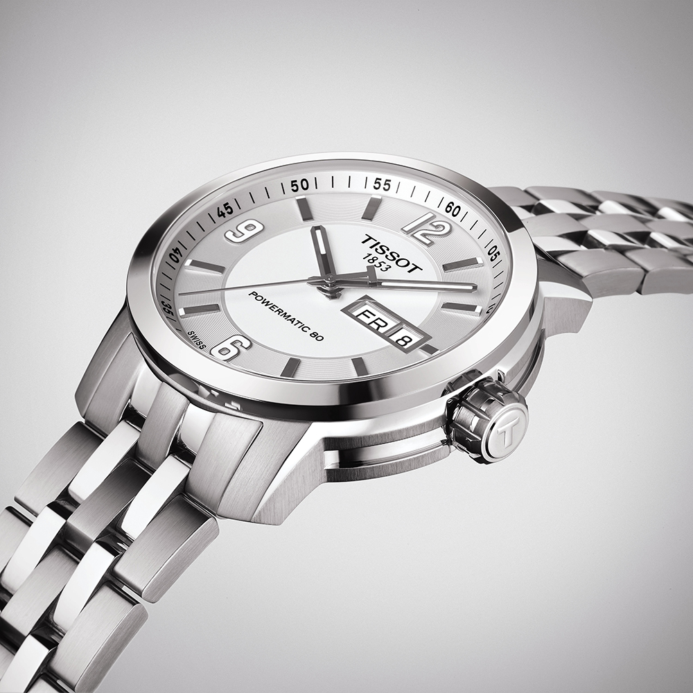 Tissot T055.430.11.017.00 męski zegarek PRC 200 bransoleta - miniatura 3