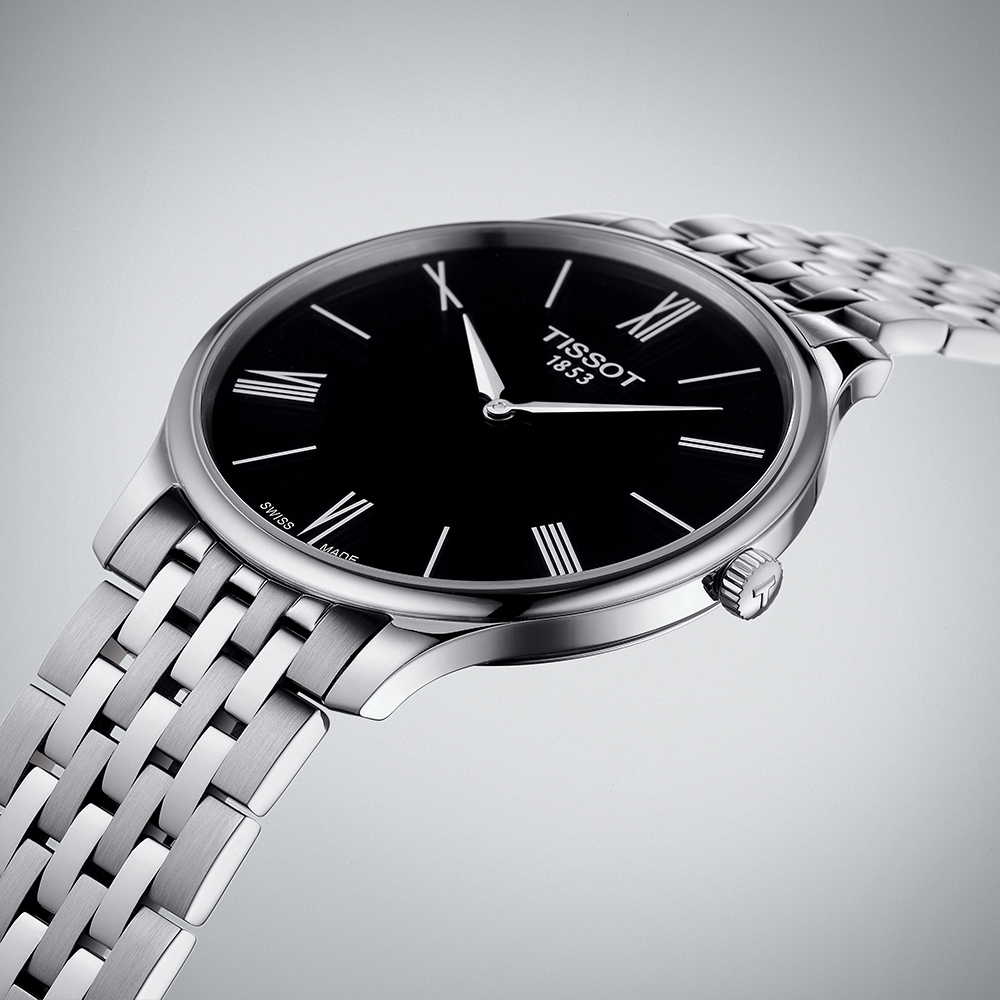 Tissot T063.409.11.058.00 męski zegarek Tradition bransoleta - miniatura 4
