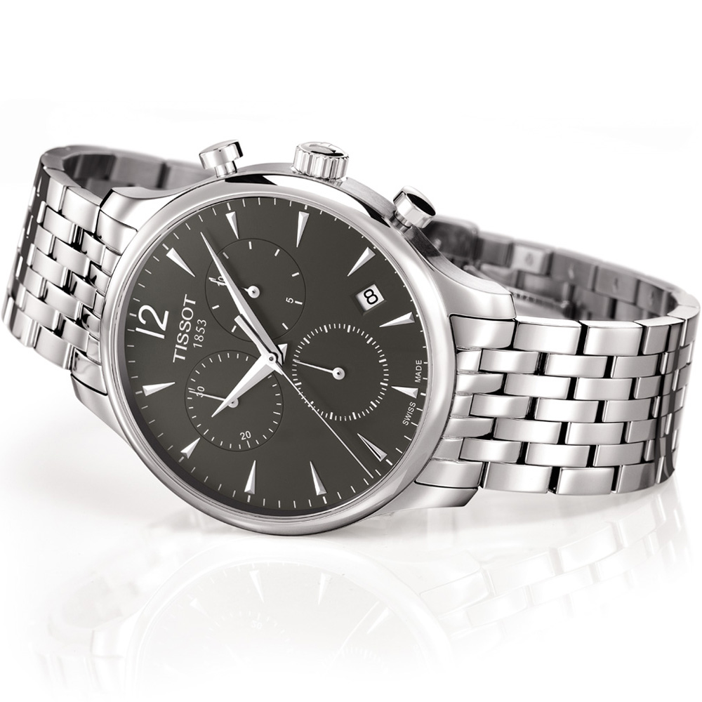 Tissot T063.617.11.067.00 zegarek męski Tradition - miniatura 2