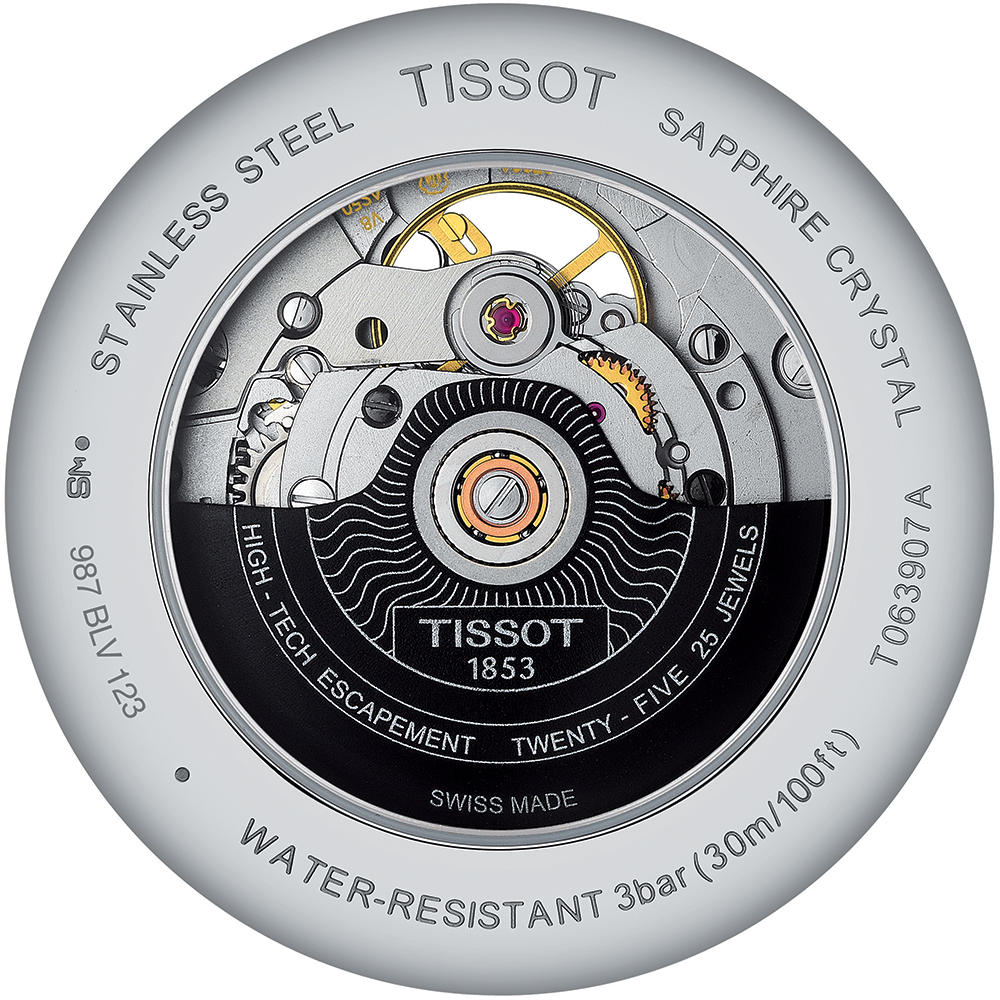 Tissot T063.907.11.038.00 zegarek męski Tradition - miniatura 2