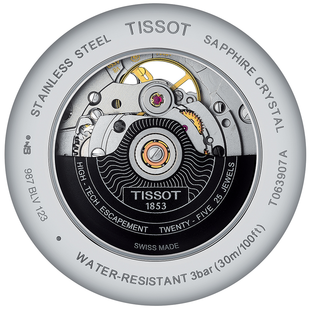 Tissot T063.907.22.038.00 zegarek męski Tradition - miniatura 6
