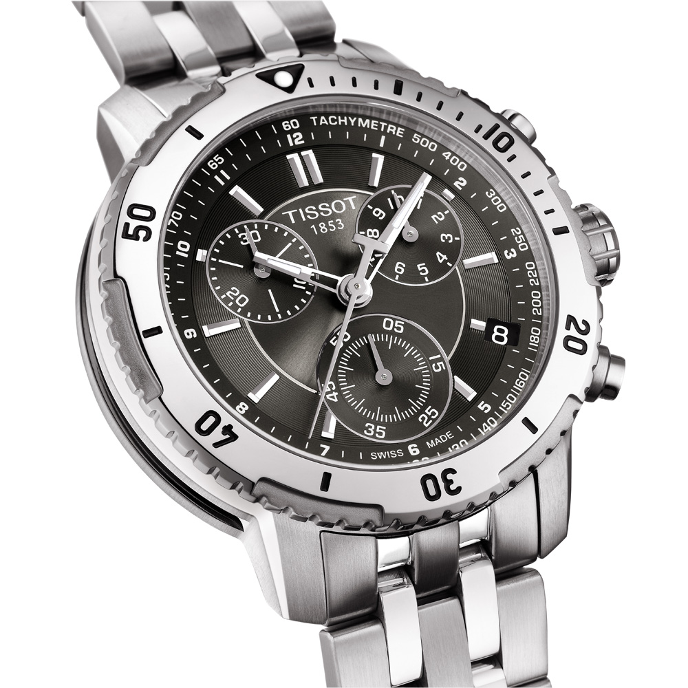zegarek Tissot T067.417.11.051.00 PRS 200 męski z tachometr PRS 200 - miniatura 3