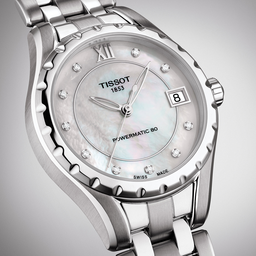 zegarek Tissot T072.207.11.116.00 srebrny Lady - miniatura 4
