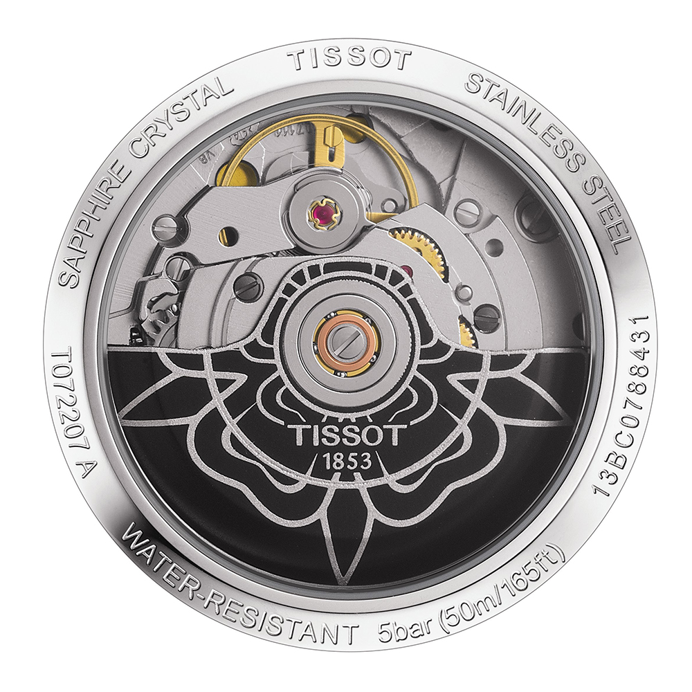 zegarek Tissot T072.207.22.118.01 srebrny Lady - miniatura 4