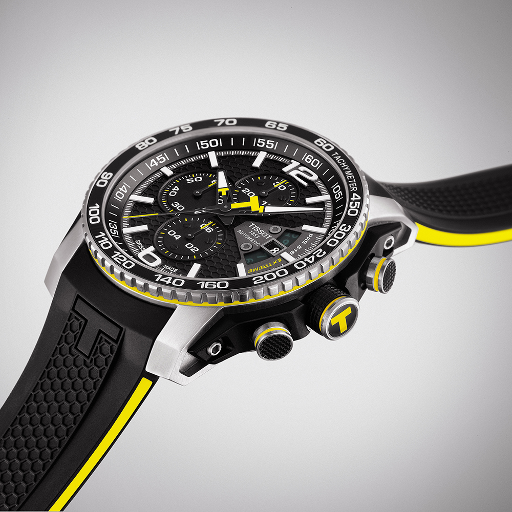 zegarek Tissot T079.427.27.057.01 czarny PRS 516 - miniatura 4