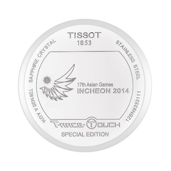 zegarek Tissot T081.420.17.057.03 ASIAN GAMES 2014 LIMITED EDITION męski z kompas T-Race - miniatura 3