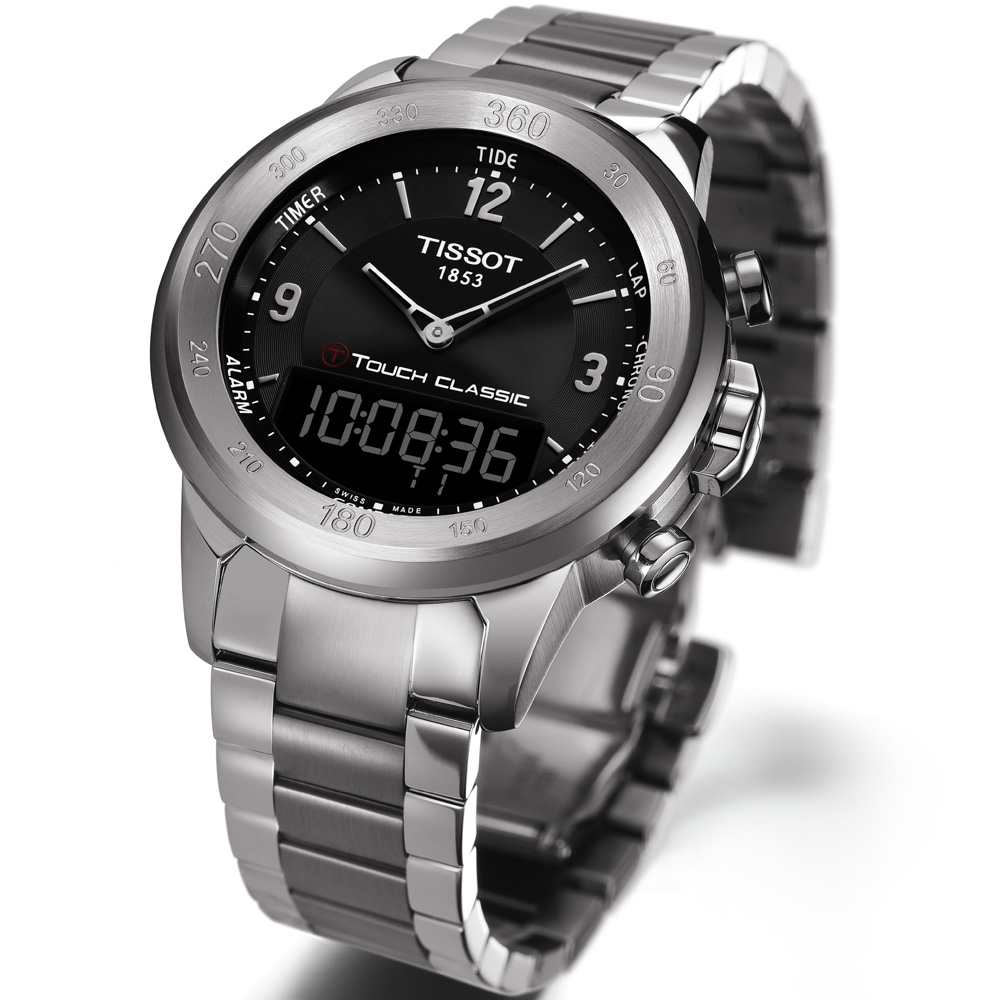 Tissot T083.420.11.057.00 zegarek męski T-Touch Classic - miniatura 2