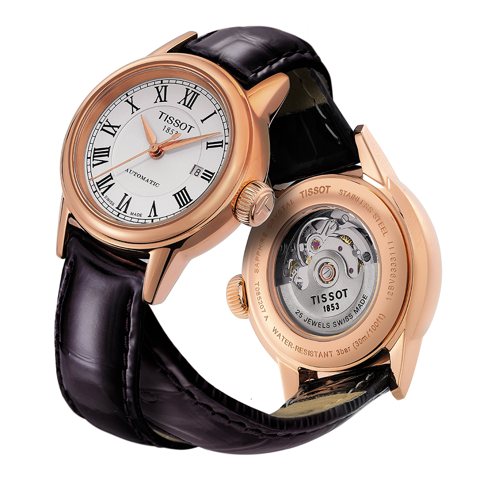 Tissot T085.207.36.013.00 zegarek damski CARSON AUTOMATIC - miniatura 2