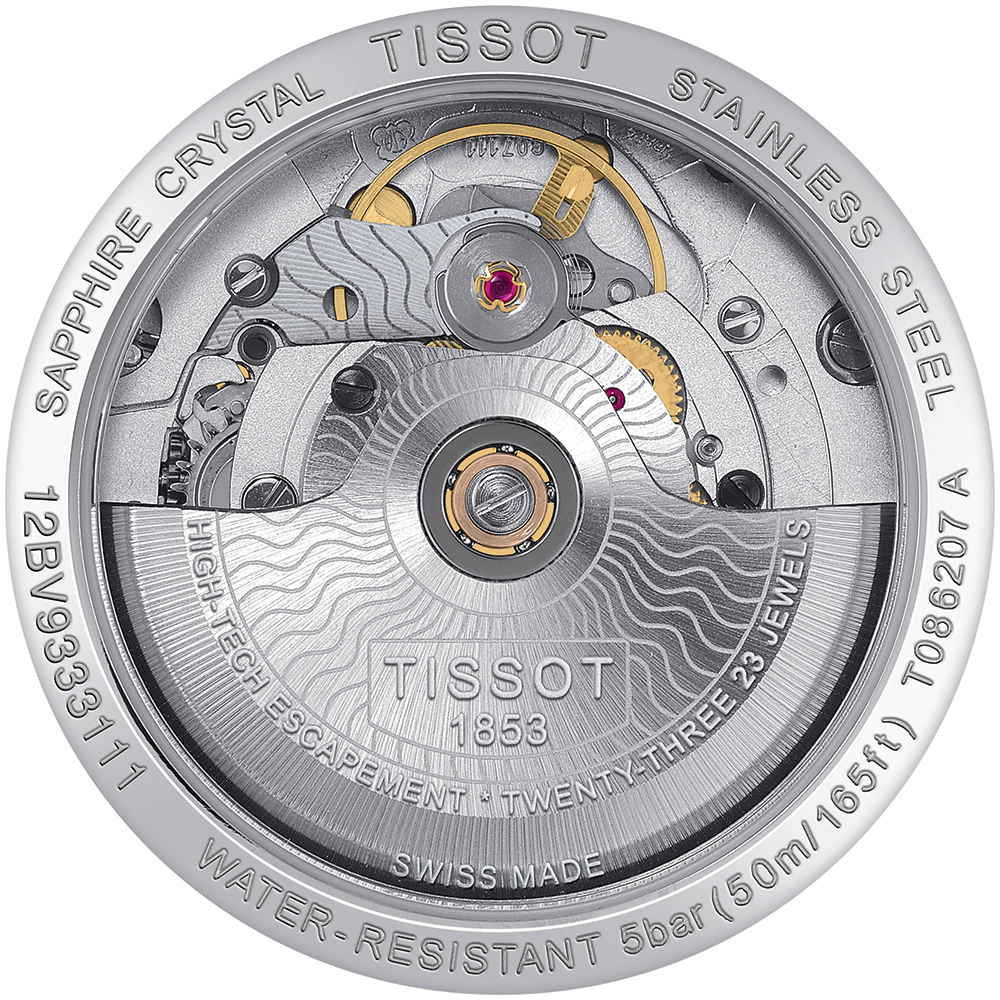 Tissot T086.207.11.111.00 zegarek damski Luxury - miniatura 2