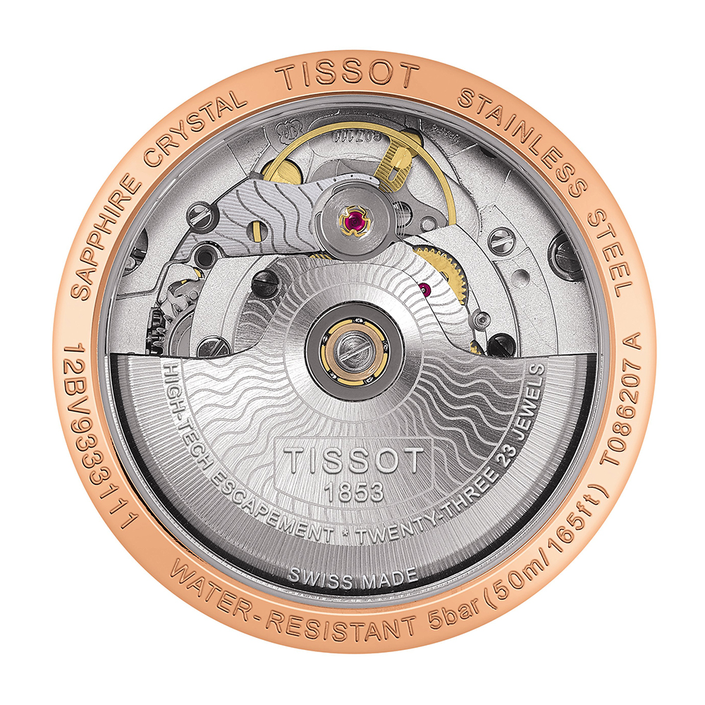 Tissot T086.207.22.261.01 zegarek damski Luxury - miniatura 2