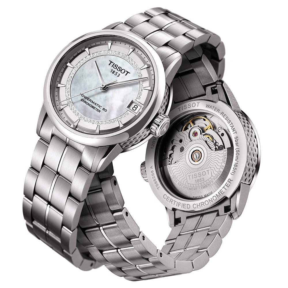 Tissot T086.208.11.116.00 zegarek damski Luxury - miniatura 2