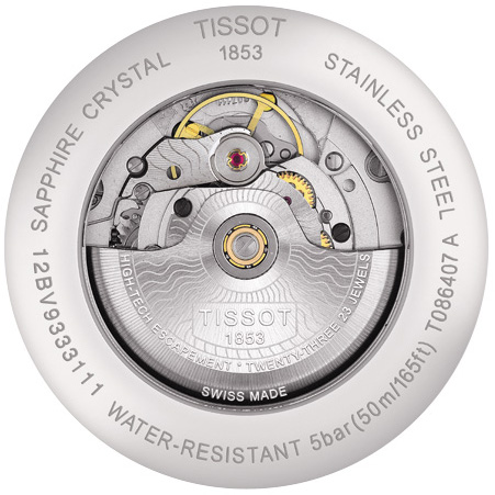 Tissot T086.407.11.051.00 zegarek męski Luxury - miniatura 2