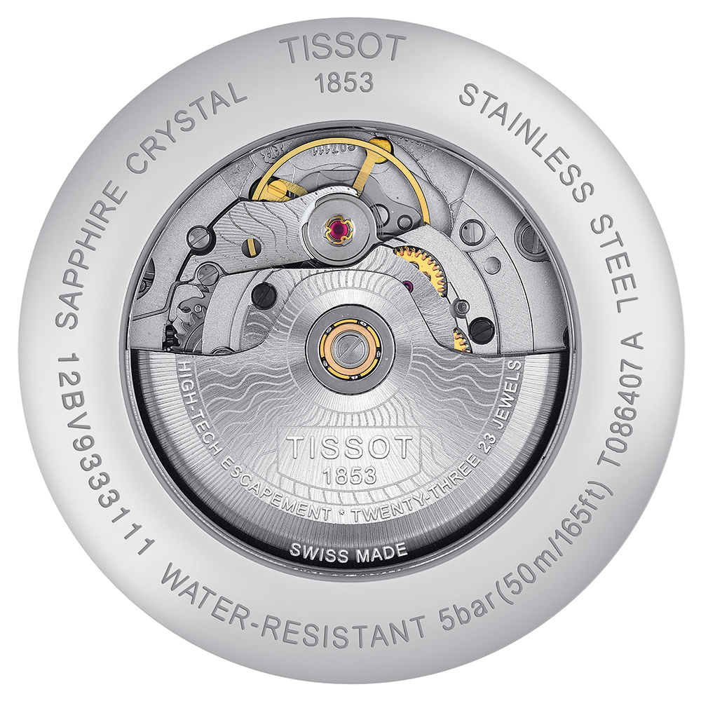 Tissot T086.407.11.201.02 zegarek męski Luxury - miniatura 2