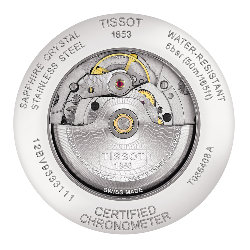 Tissot T086.407.16.031.00 zegarek męski Luxury - miniatura 2