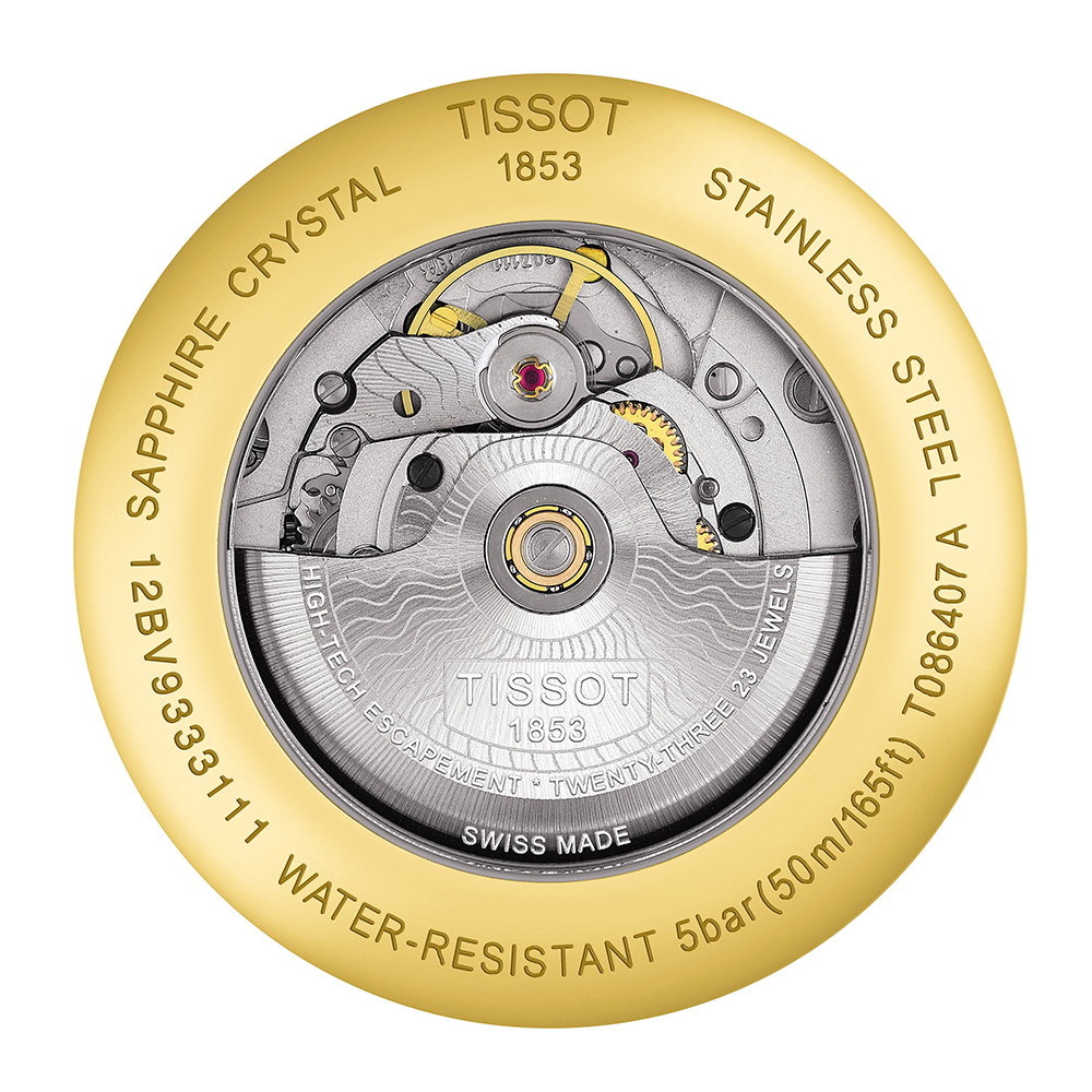 Tissot T086.407.22.261.00 zegarek męski Luxury - miniatura 2