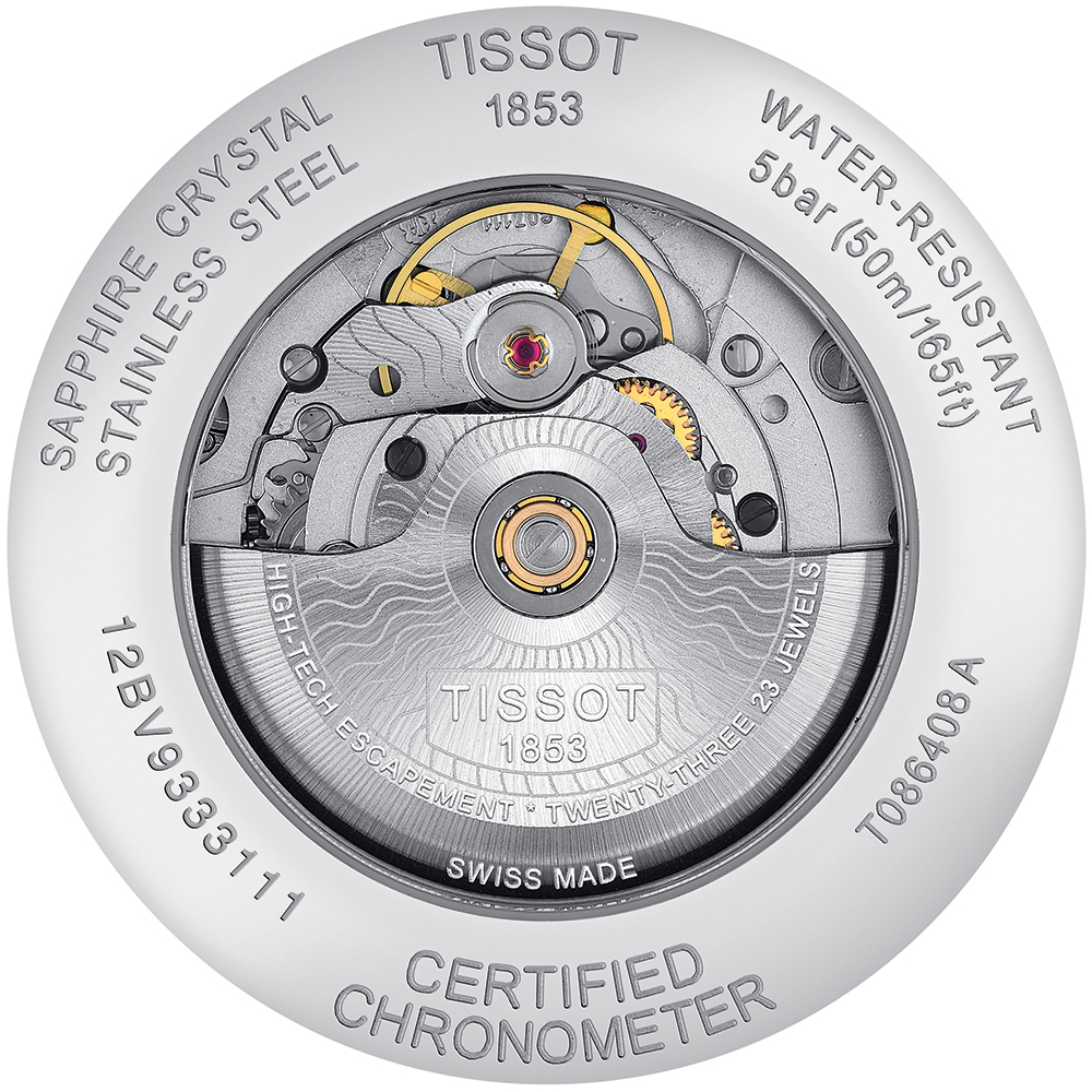 Tissot T086.408.16.051.00 zegarek męski Luxury - miniatura 2