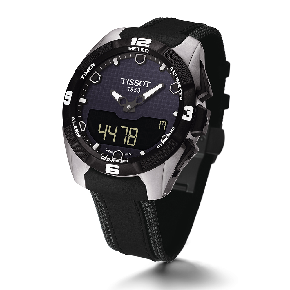 zegarek Tissot T091.420.46.051.01 czarny T-TOUCH EXPERT SOLAR - miniatura 4