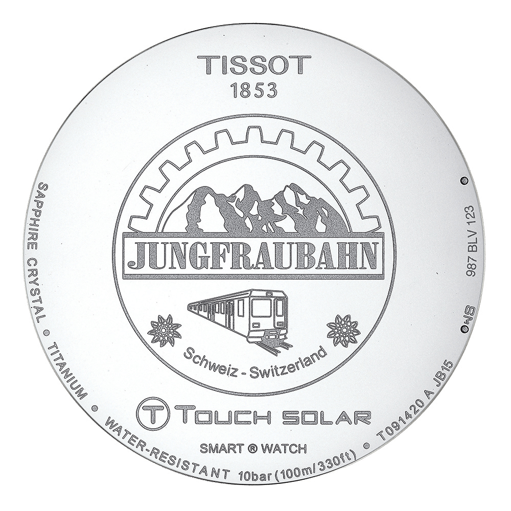 zegarek Tissot T091.420.46.051.10 T-TOUCH EXPERT SOLAR JUNGFRAUBAHN męski z barometr T-TOUCH EXPERT SOLAR - miniatura 3