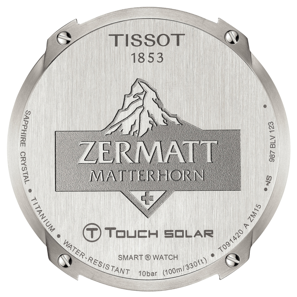 zegarek Tissot T091.420.46.051.15 T-TOUCH EXPERT SOLAR ZERMATT MATTERHORN męski z barometr T-TOUCH EXPERT SOLAR - miniatura 3