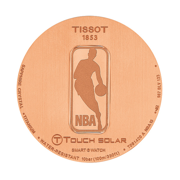 zegarek Tissot T091.420.47.207.00 T-TOUCH EXPERT SOLAR NBA SPECIAL EDITION męski z barometr T-TOUCH EXPERT SOLAR - miniatura 3