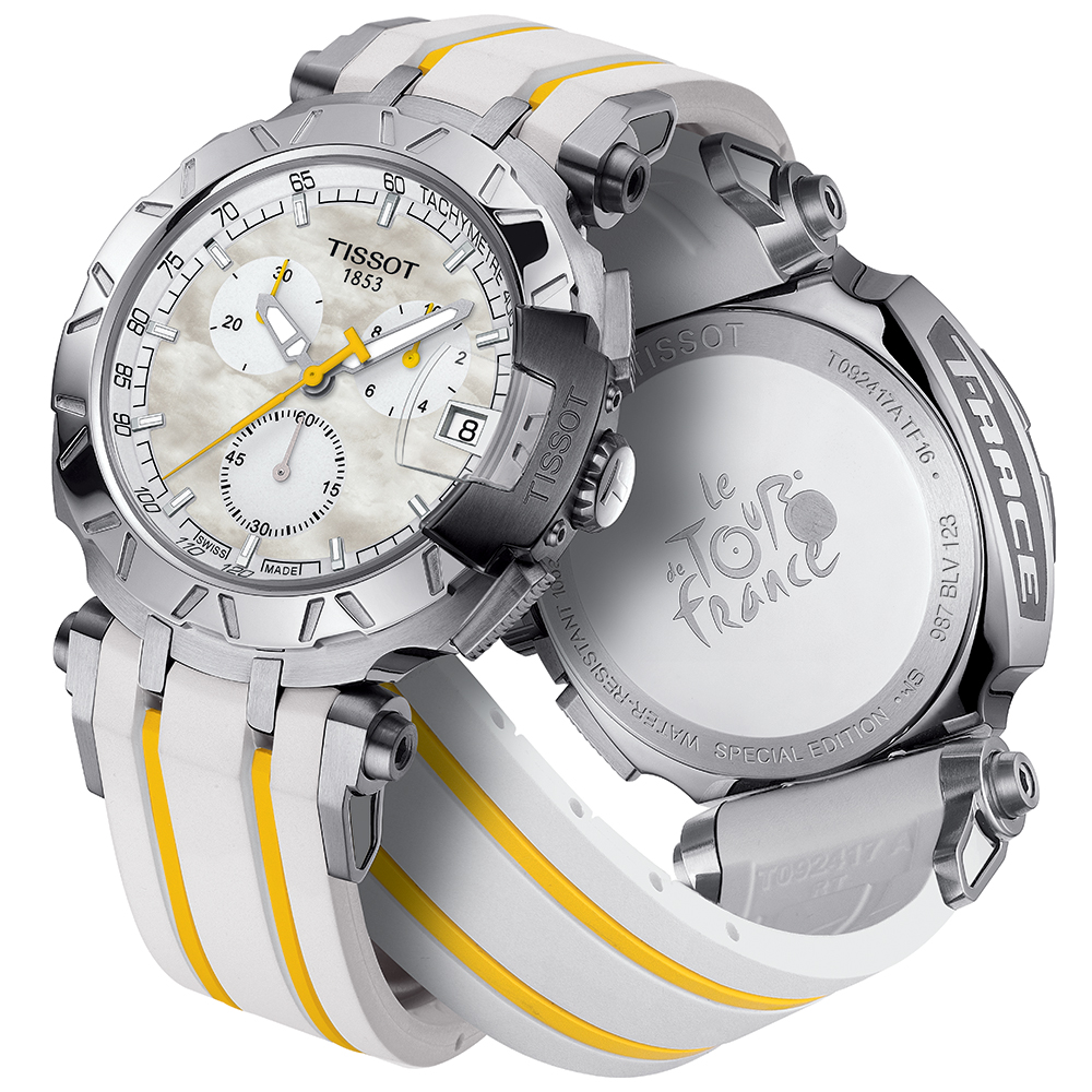 Tissot T092.417.17.111.00 zegarek damski T-Race - miniatura 2