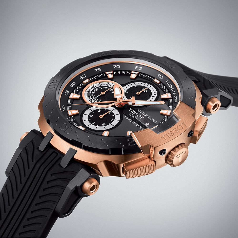 zegarek Tissot T092.427.27.061.01 T-RACE AUTOMATIC CHRONO MOTOGP męski z tachometr T-Race - miniatura 3