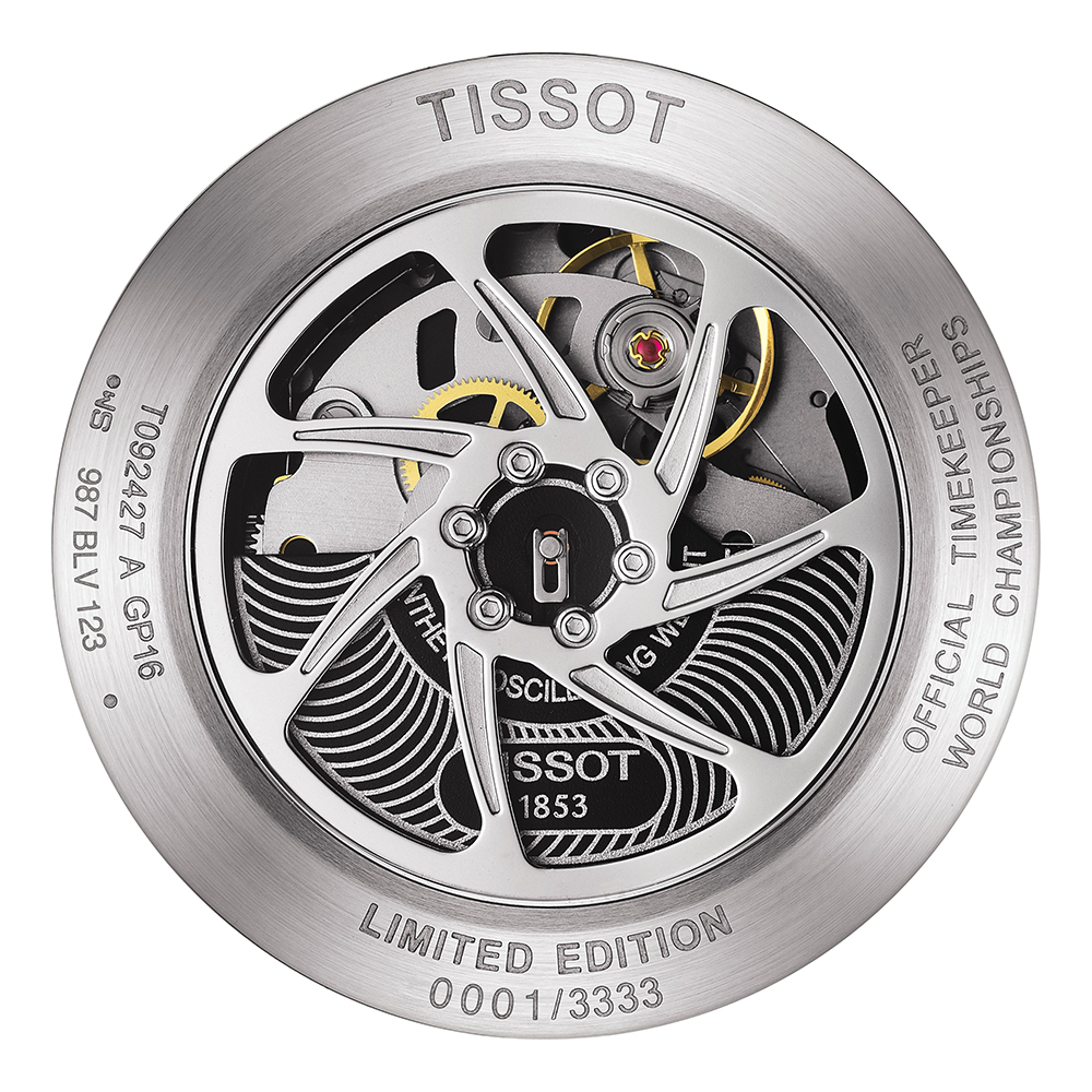 zegarek Tissot T092.427.27.201.00 czarny T-Race - miniatura 4