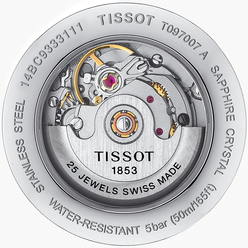 Tissot T097.007.11.113.00 zegarek damski Bridgeport - miniatura 2