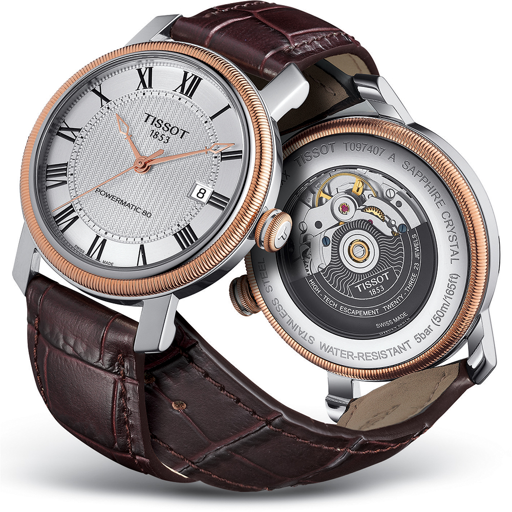 Tissot T097.407.26.033.00 zegarek męski Bridgeport - miniatura 2
