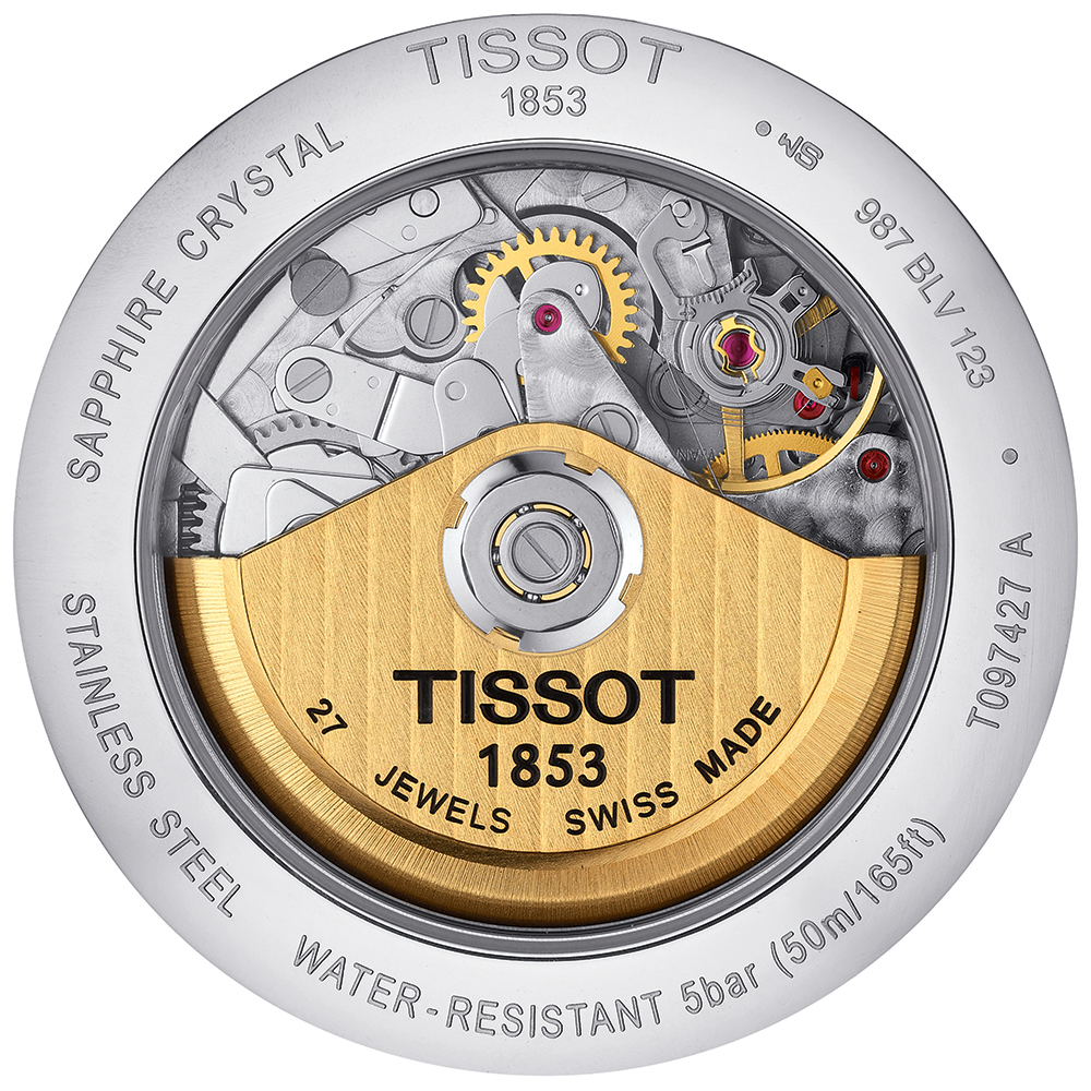 Tissot T097.427.22.033.00 zegarek męski Bridgeport - miniatura 2