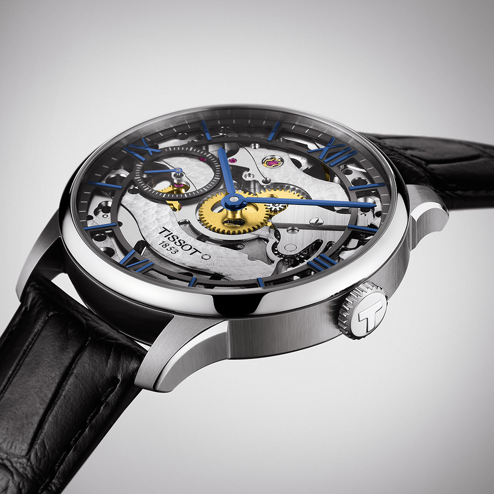 Tissot T099.405.16.418.00 męski zegarek Chemin des Tourelles pasek - miniatura 3