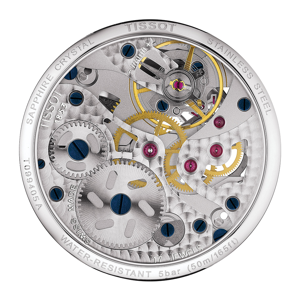 zegarek Tissot T099.405.16.418.00 srebrny Chemin des Tourelles - miniatura 4
