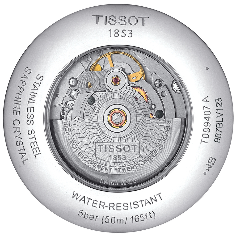 Tissot T099.407.11.037.00 zegarek męski Chemin des Tourelles - miniatura 2