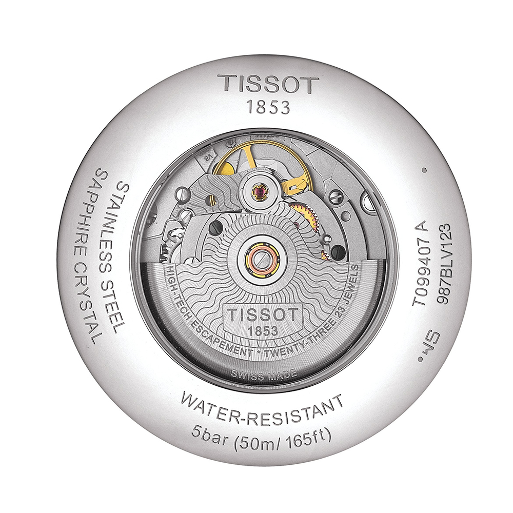 Tissot T099.407.11.058.00 zegarek męski Chemin des Tourelles - miniatura 2