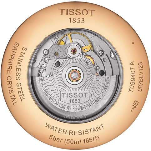 Tissot T099.407.36.038.00 zegarek męski Chemin des Tourelles - miniatura 2