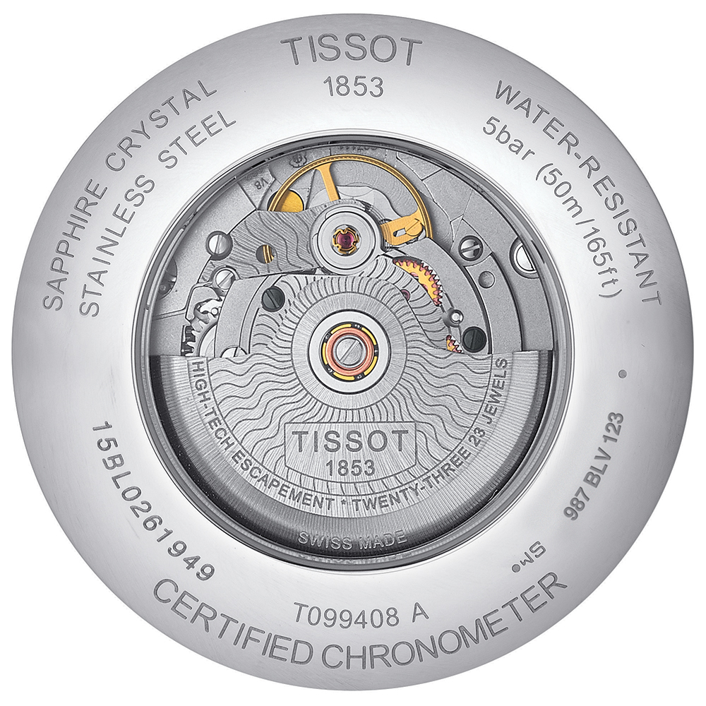 Tissot T099.408.22.038.00 zegarek męski Chemin des Tourelles - miniatura 2
