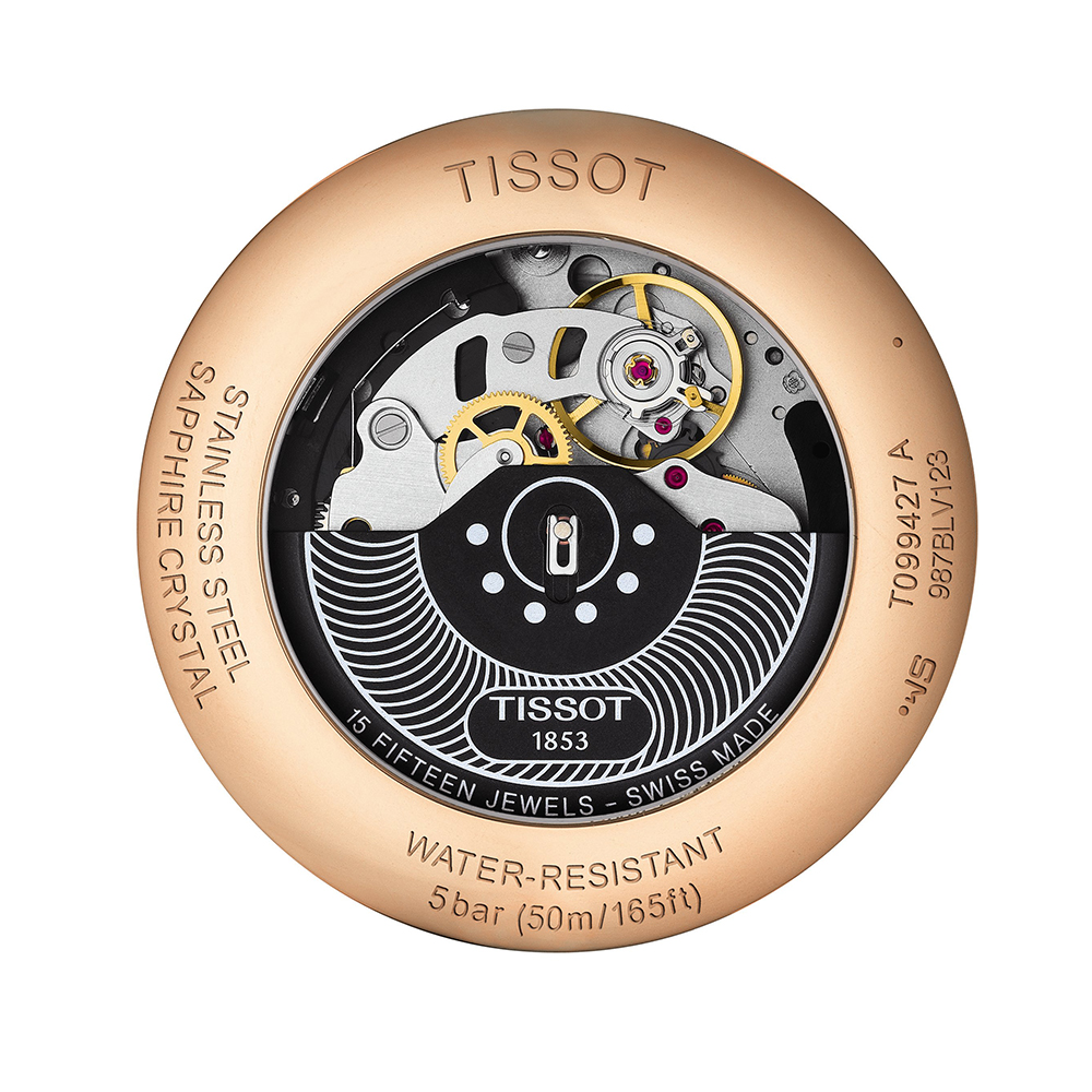 zegarek Tissot T099.427.36.038.00 CHEMIN DES TOURELLES AUTOMATIC CHRONOGRAPH męski z chronograf Chemin des Tourelles - miniatura 3