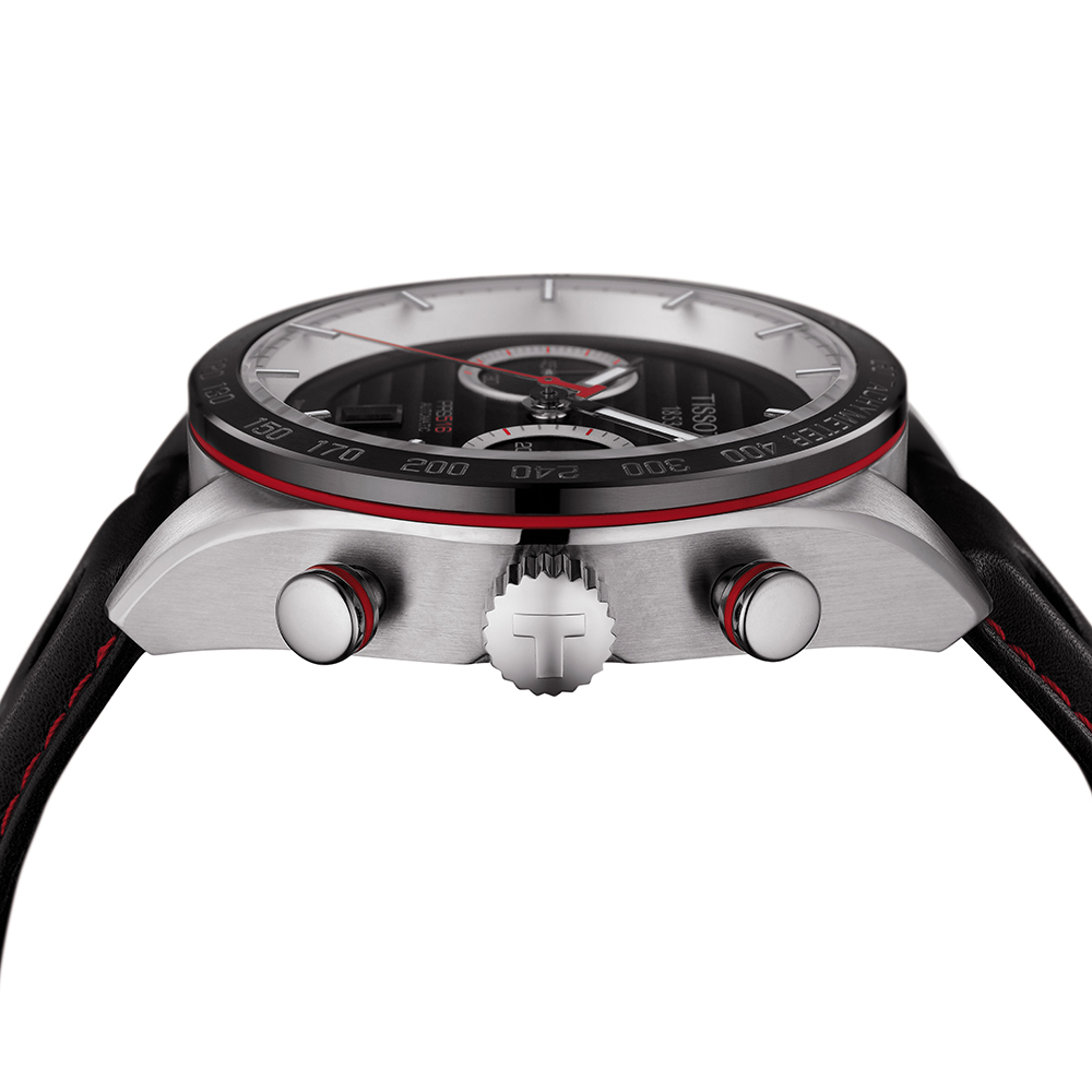 zegarek Tissot T100.427.16.051.00 srebrny PRS 516 - miniatura 4