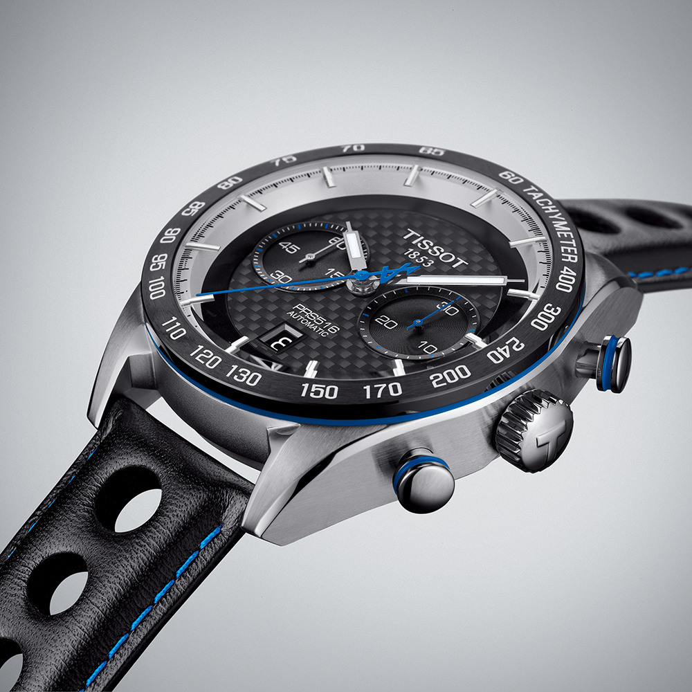 zegarek Tissot T100.427.16.201.00 PRS 516 AUTOMATIC męski z tachometr PRS 516 - miniatura 3
