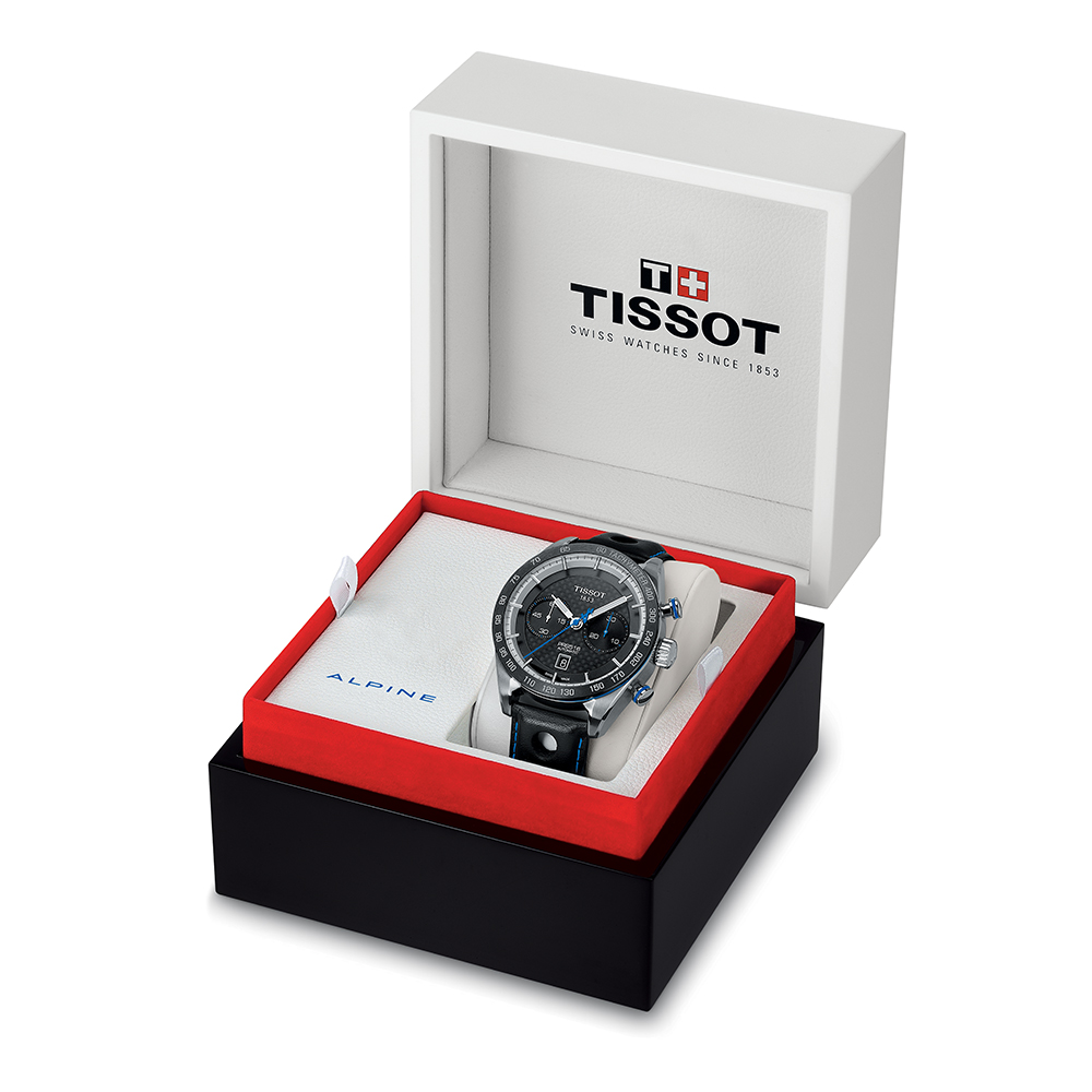 Tissot T100.427.16.201.00 PRS 516 AUTOMATIC PRS 516 sportowy zegarek srebrny - miniatura 6