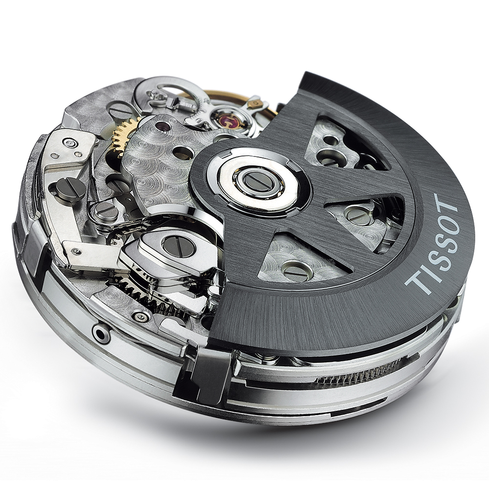 zegarek Tissot T100.427.36.201.00 PRS 516 AUTOMATIC CHRONOGRAPH męski z tachometr PRS 516 - miniatura 3