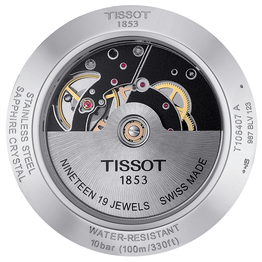 Tissot T106.407.11.031.01 męski zegarek V8 bransoleta - miniatura 3