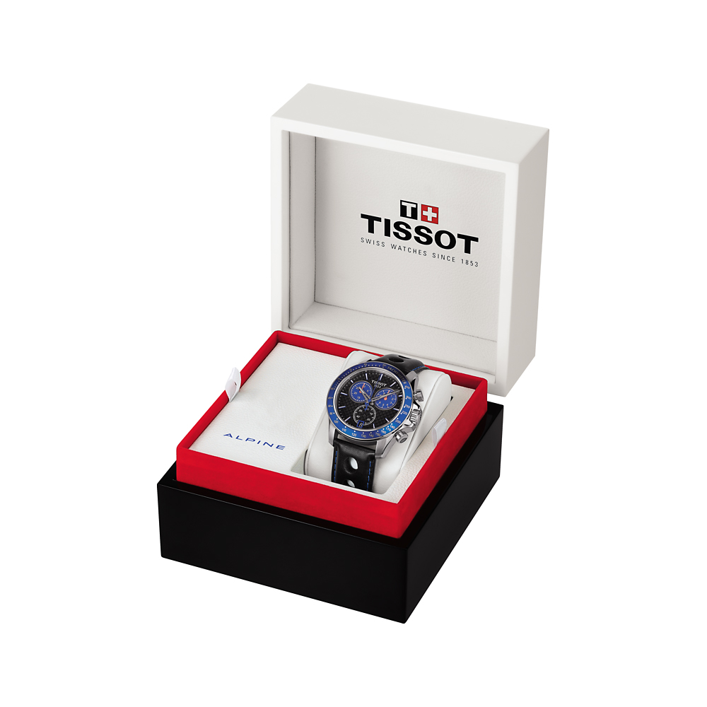 zegarek Tissot T106.417.16.201.01 V8 ALPINE 2017 męski z tachometr V8 - miniatura 3