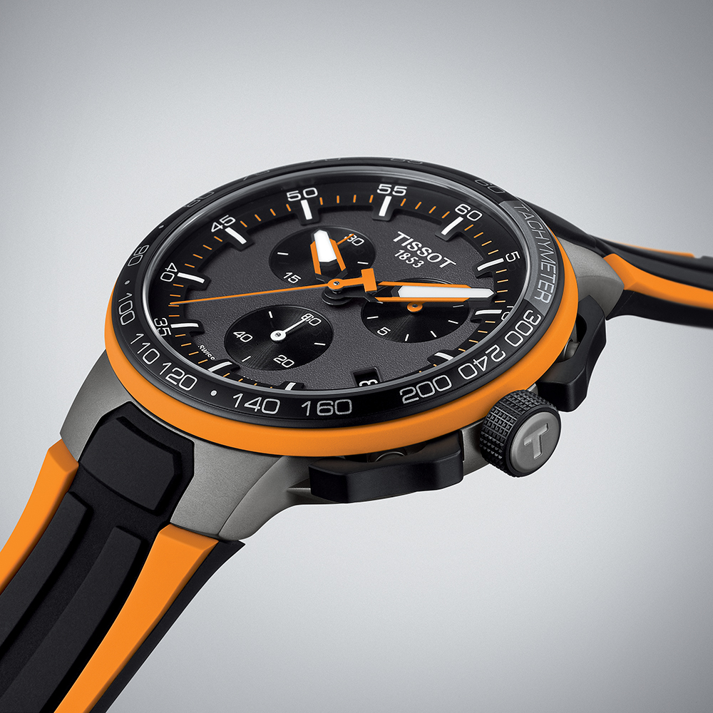 zegarek Tissot T111.417.37.441.04 T-RACE CYCLING męski z tachometr T-Race - miniatura 3