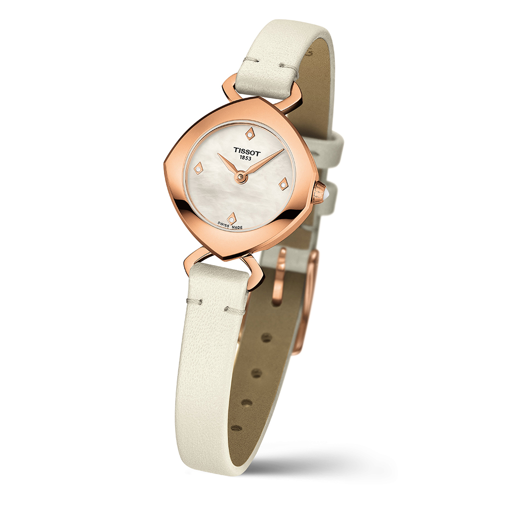 Tissot T113.109.36.116.00 damski zegarek Femini-T pasek - miniatura 3