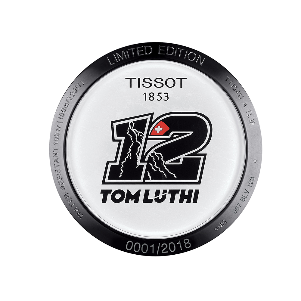 zegarek Tissot T115.417.37.061.02 czarny T-Race - miniatura 4